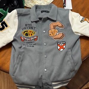 8IGHTH/DSTRKT Gray Jacket with Patches